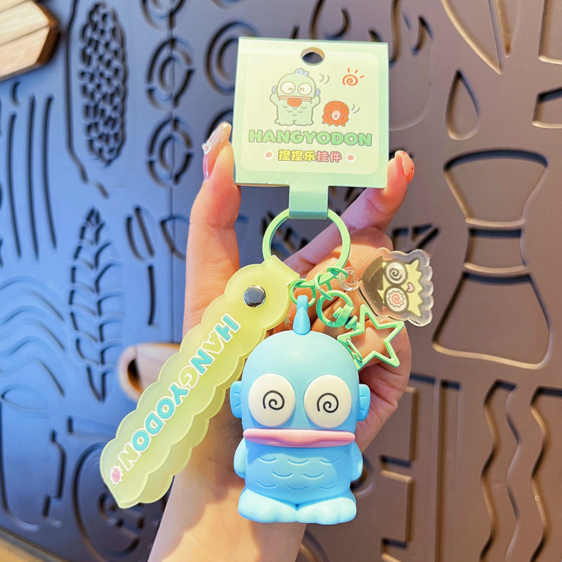 Wholesale Cartoon Cute Fish PVC Soft Glue Keychain Creative Keychain ACCVIP-KC-HangLi006