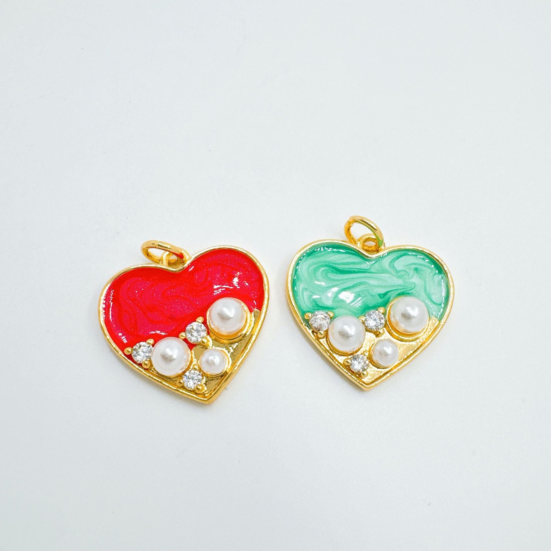 Wholesale Sweet Cool Heart Pendant Necklace Gold Plated Jewelry Accessory Gift