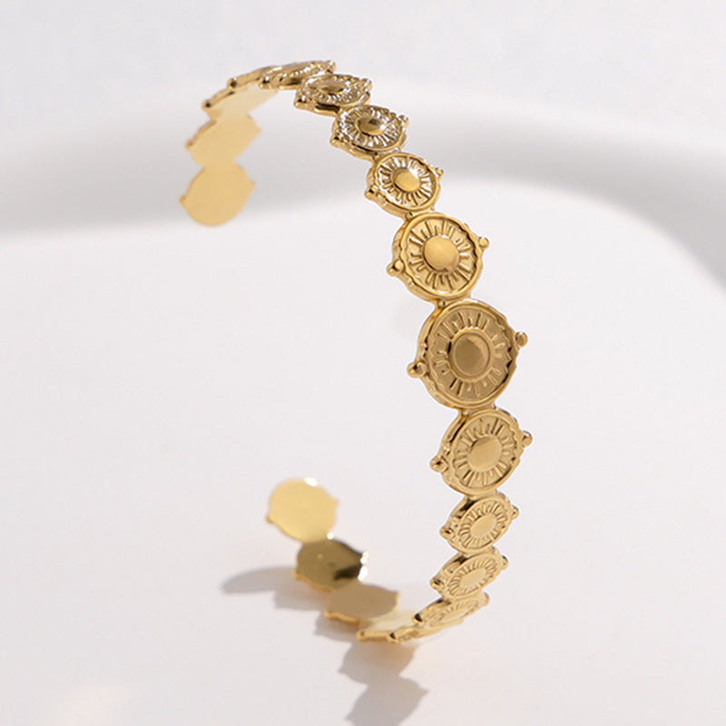 Wholesale Adjustable Stainless Steel Bracelets Open Bracelet ACC-BT-Manguo001