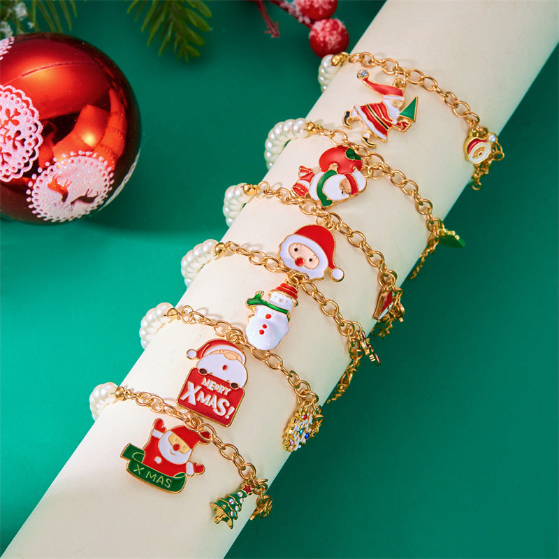 Wholesale Christmas Santa Claus Snowman Bracelet ACC-BT-YingHao007