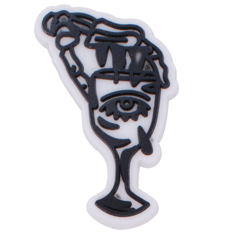 Wholesale  100pcs Random Halloween Carnival Party Shoes Accessories Shoes Charms