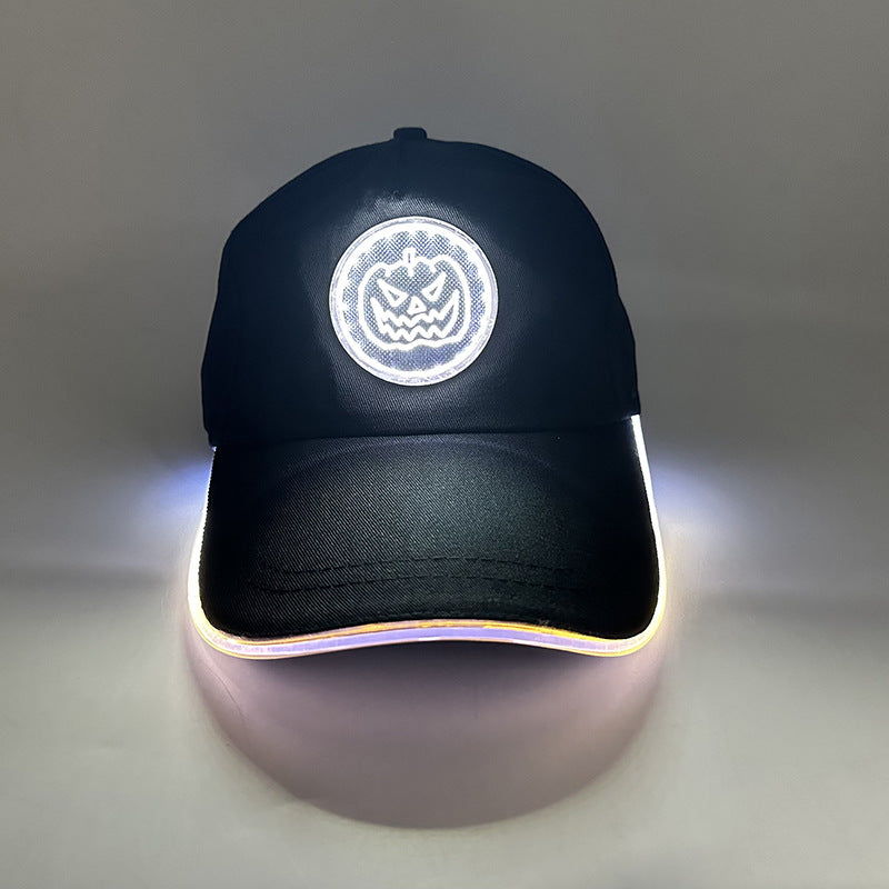 Wholesale   LED baseball cap pumpkin cap