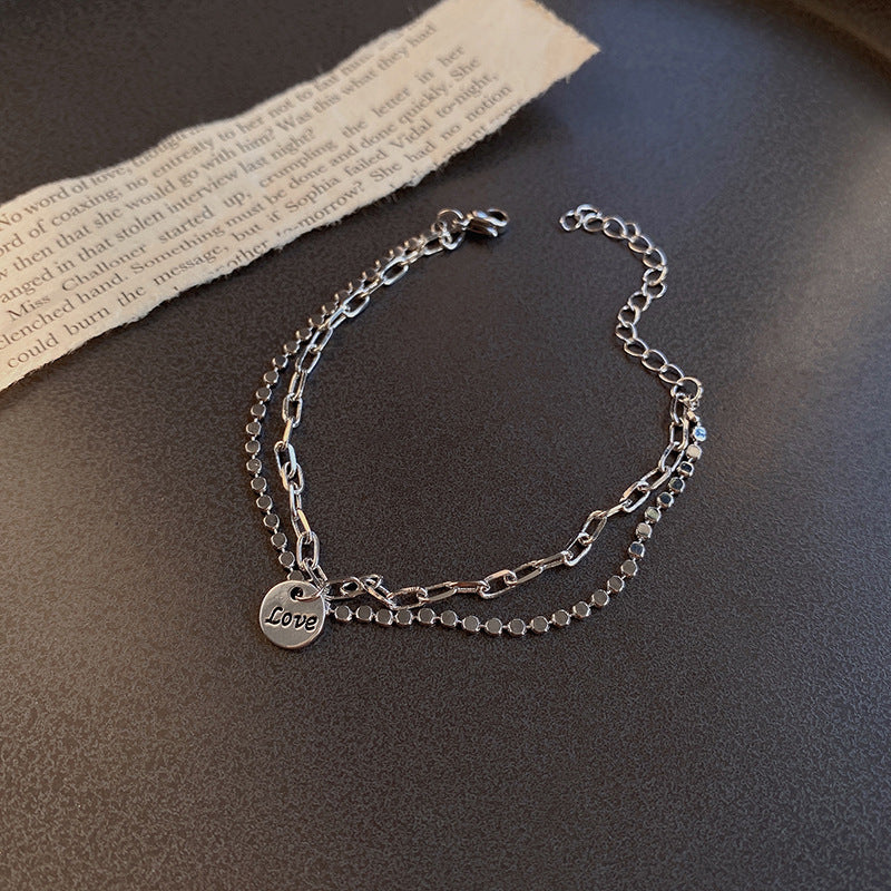 Wholesale vintage pearl bracelet titanium steel couple bracelet ACC-BT-Sengw001