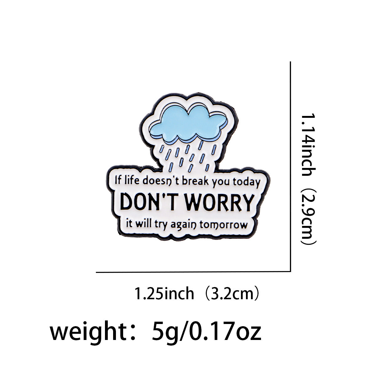Wholesale Cartoon Quote Brooch
