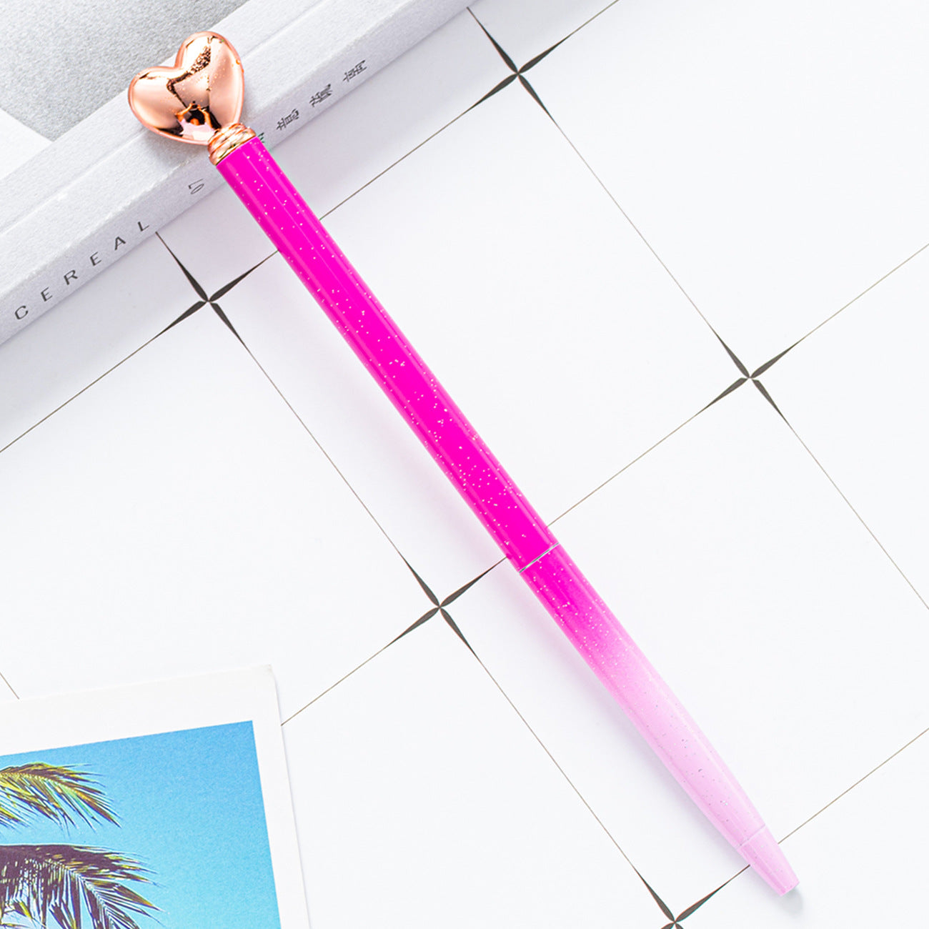 Wholesale Love Shape Ballpoint Pen Metal Pen ACC-PN-HuaHao017