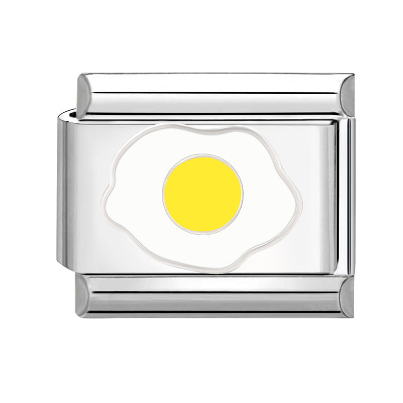 Wholesale Italian Charm Bracelet 9mm DIY Splicing Creative Stainless Steel Composable Bracelet