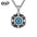 Wholesale  Creative hiphop Titanium Steel Devil's Eye Pendant Necklaces