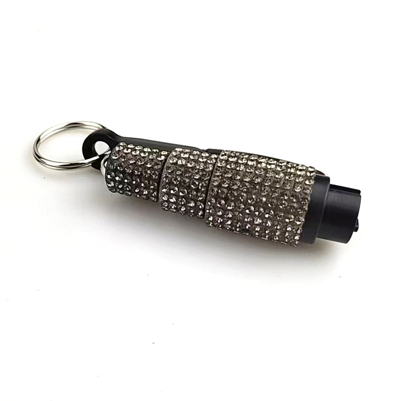 Wholesale Outdoor 2 in 1 Diamond Keychain For Car ACCVIP-KC-CanWu001