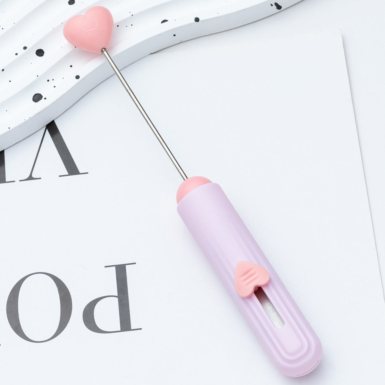 Wholesale DIY Beadable Express Knife Portable Express Dismantling Retractable Knife Office Paper Cutting Handmade Knife Love Knife