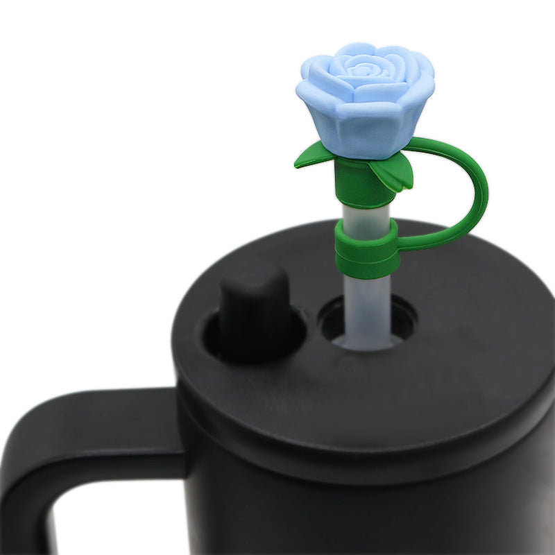 Wholesale Silicone Straw Cap 10Mm Decorative For Cup Trendy DIY Accessory Straw Tube Cap