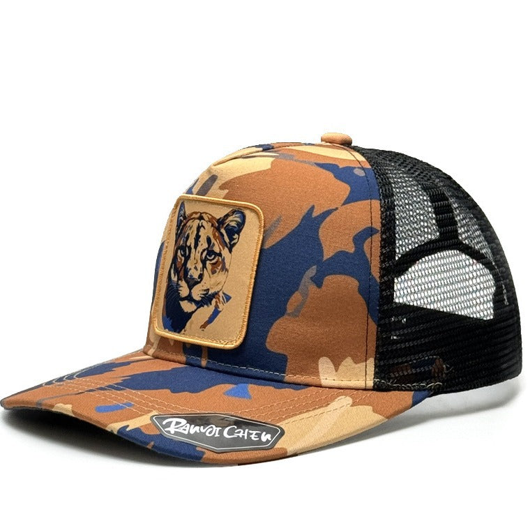 Wholesale  Graffiti Print Baseball Cap Animal Camouflage Embroidered Cap