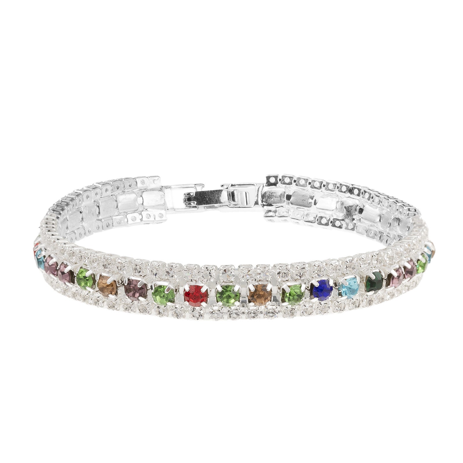Wholesale Roman Rhinestone Bracelet Women' s Geometric Full Diamond Jewelry Accessory Gift
