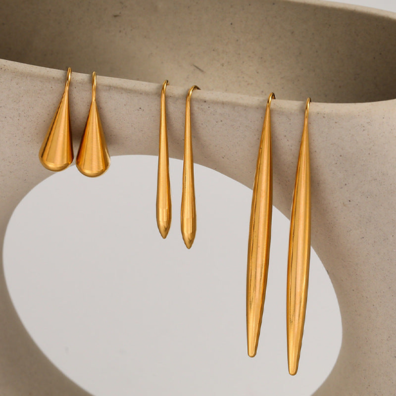 Wholesale  light luxury all-match titanium steel earrings