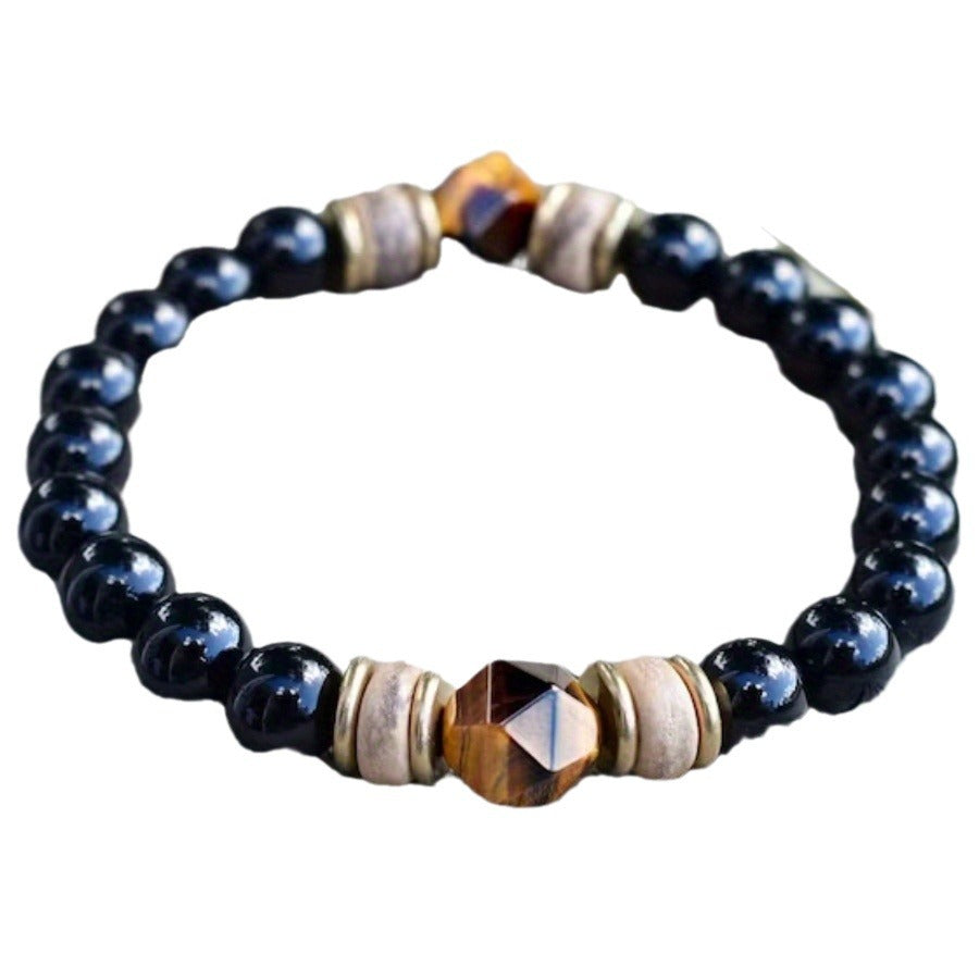 Wholesale Tiger Eye Black Jade Bracelet