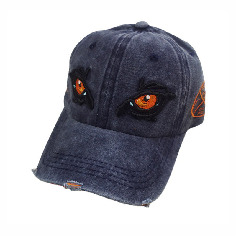 Wholesale  eye embroidery baseball cap Eagle Eye  retro cap