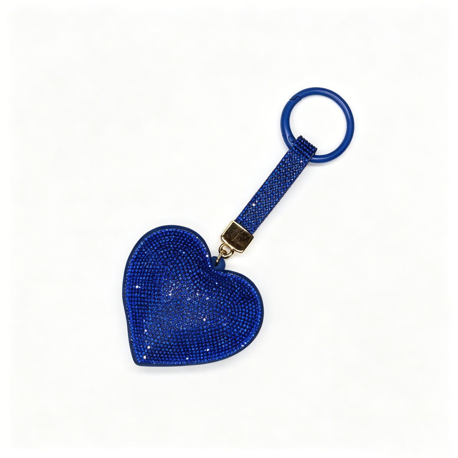 Wholesale Love Heart Crystal Keychain Bag Charm Tassel Pendant Fashion Accessory Gift