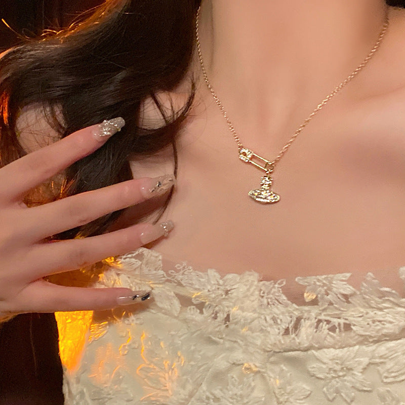 Wholesale Planet Pin Light Luxury Necklaces Choker Necklaces ACC-NE-Fuhui002