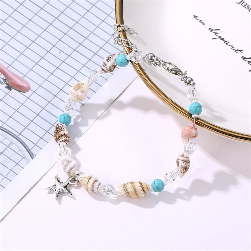 Wholesale  shell  pearl bracelet rice bead alloy bracelet