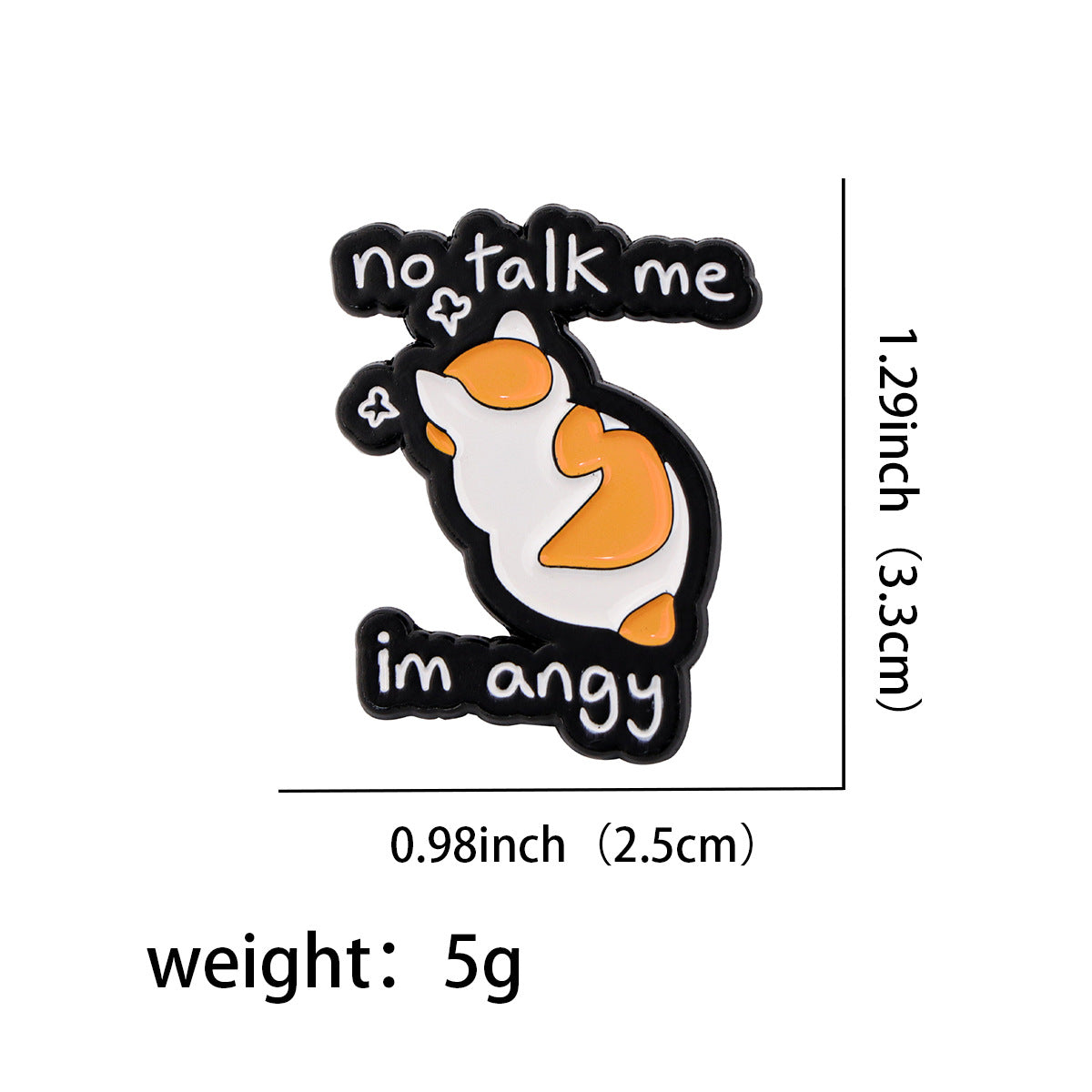 Wholesale Black cat Shiba Inu frog animal cartoon brooch