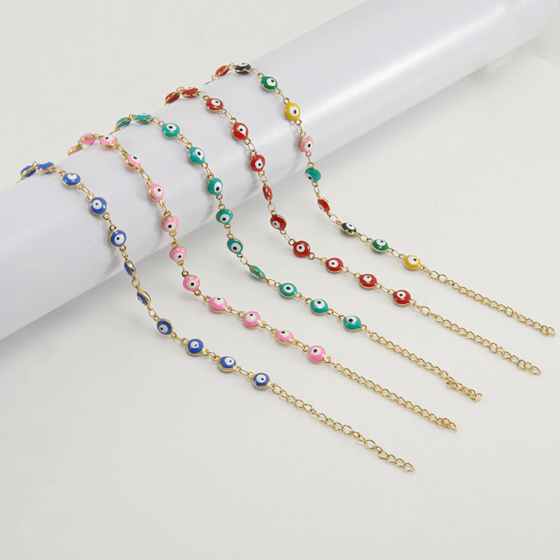 Wholesale Devil's Eye Bracelet  Titanium Steel Fashion Eye Bracelet