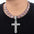 Wholesale Diamond Cross Pendant Cuban Necklace