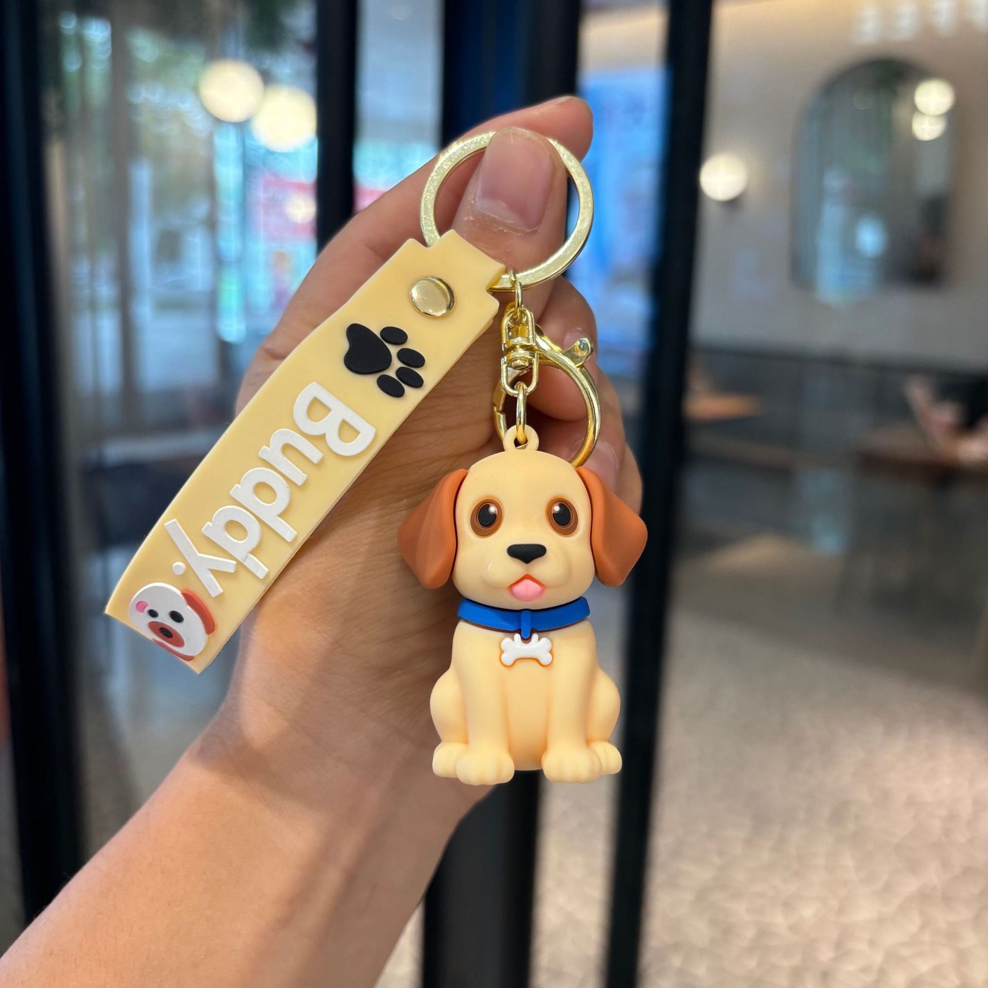 Wholesale Cute Animal French Bulldog  Doll Keychain
