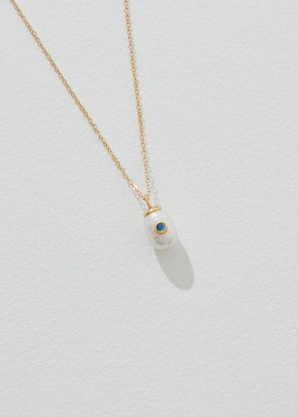 Wholesale Pearl Pendant Necklace December Birthstone Necklace