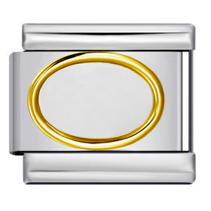 Wholesale Italian Charm Bracelet 9mm DIY Splicing Removable Gold and Silver Stainless Steel Composable Bracelet