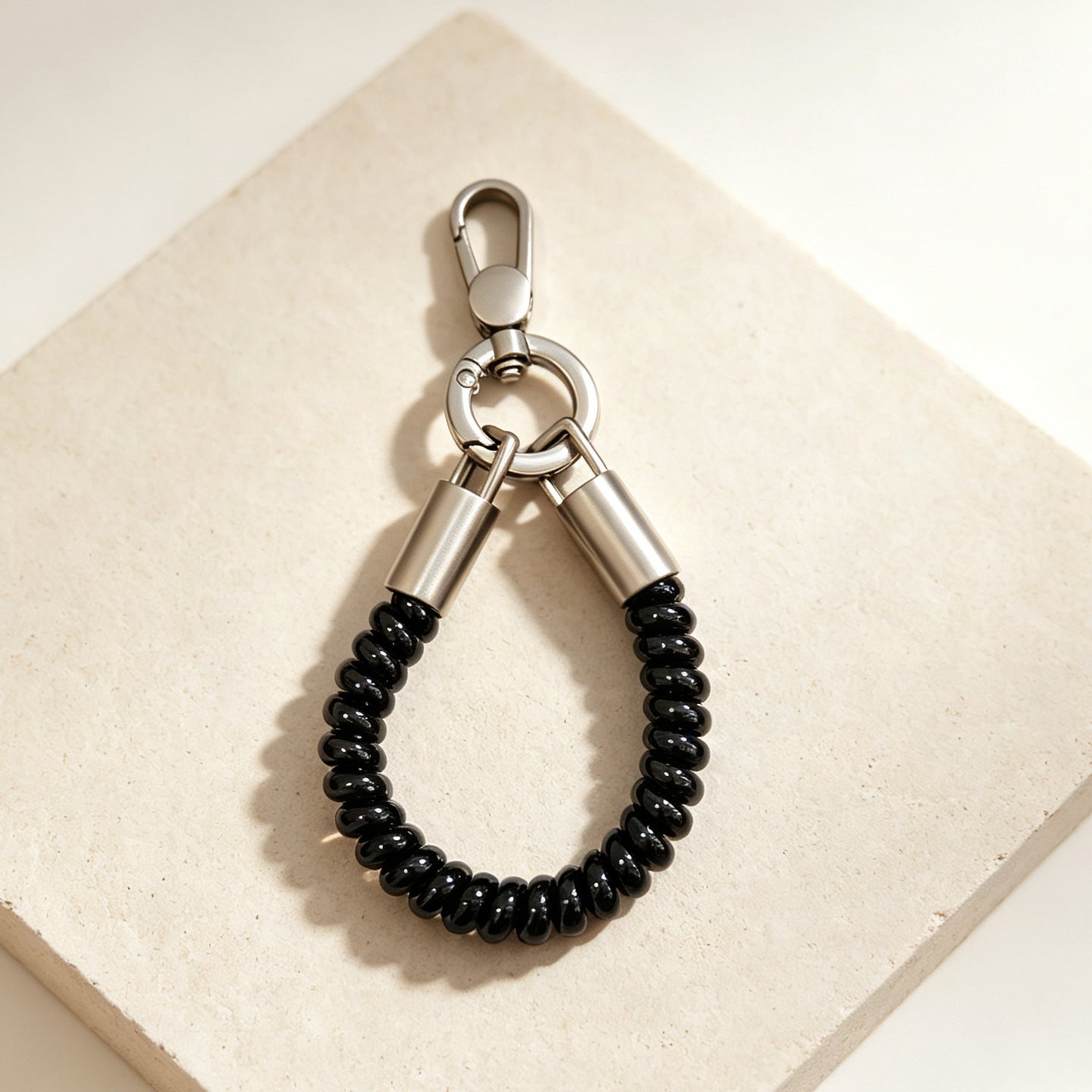 Wholesale Trendy PVC Telephone Cord Phone Lanyard Keychain Cute Rainbow Bag Charm For Everyday Use