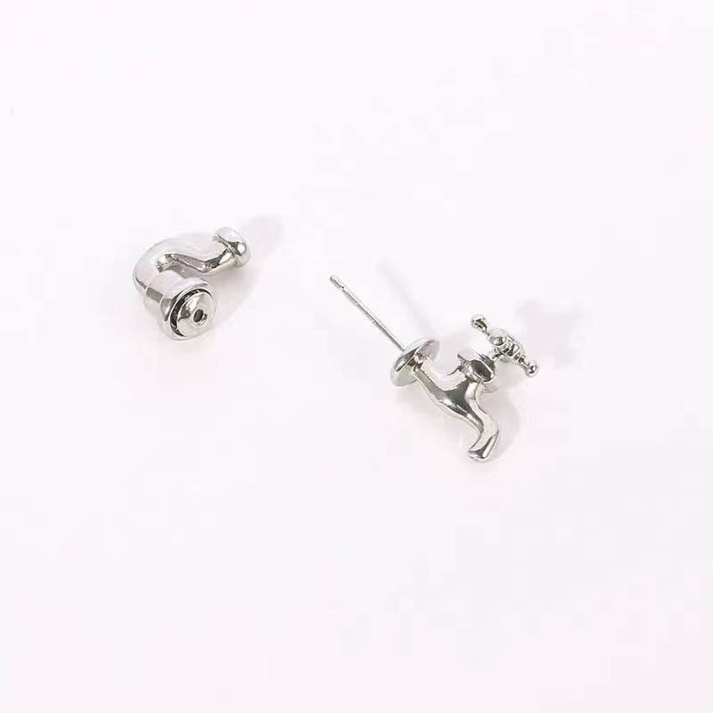 Wholesale Exaggerated Three-color Faucet Earrings ACC-ES-FuSu025