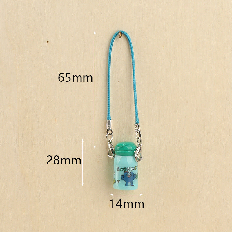 Wholesale Cute Mini Thermos Cup Keychain Pendant Doll Accessories
