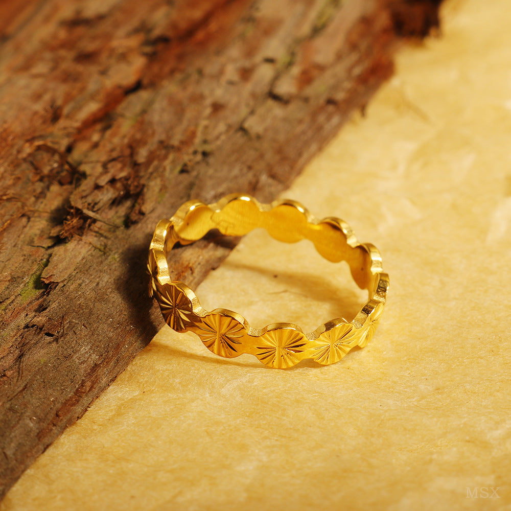 Wholesale Stainless steel plain band ring