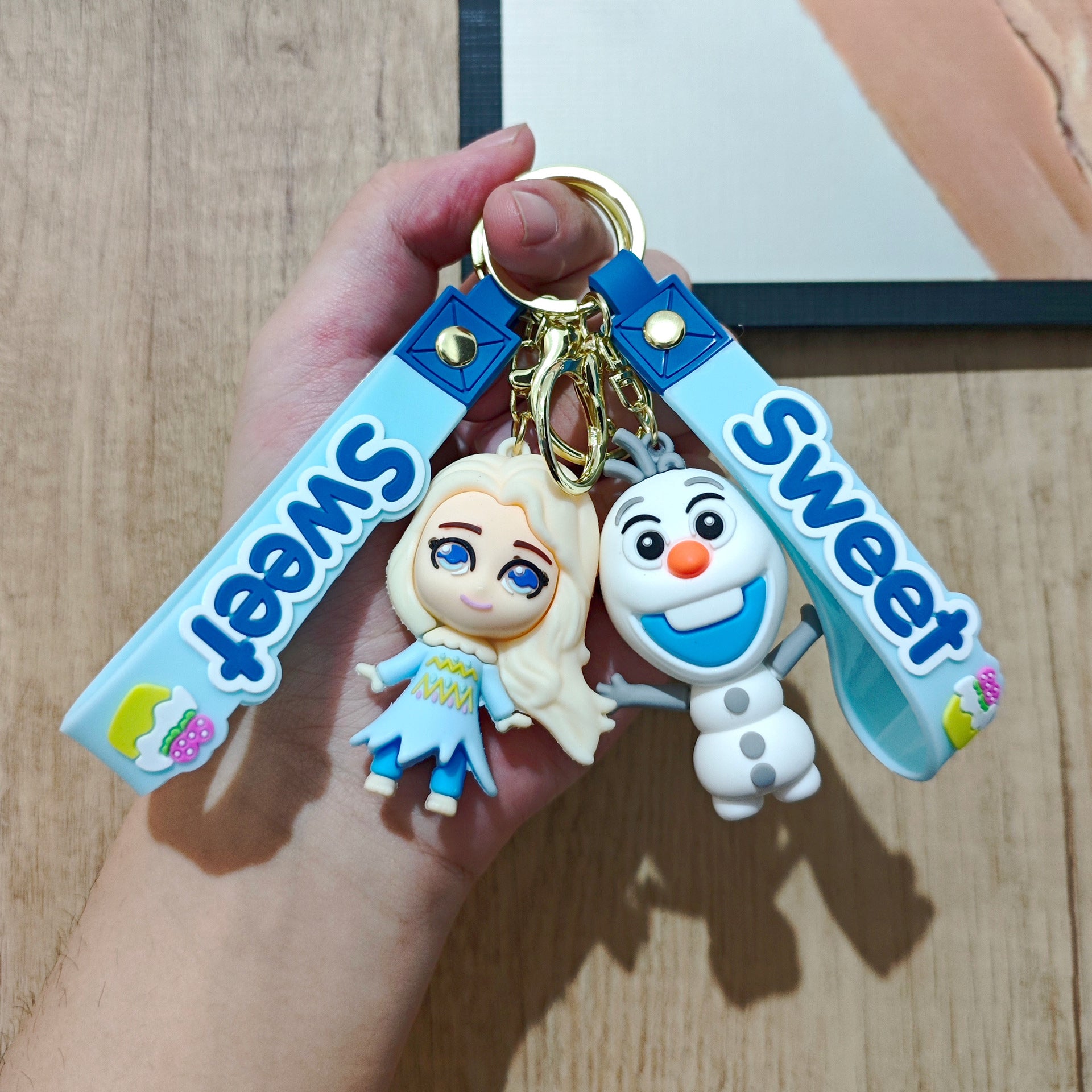 Wholesale Anime   Doll Keychain - PVC &  Metal,  Boutique Resale Car Key Accessory &  Gift