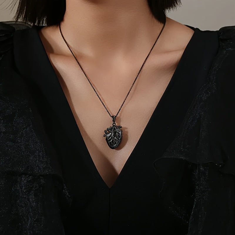 Wholesale Gothic Vascular Heart Clavicle Chain Halloween Necklace