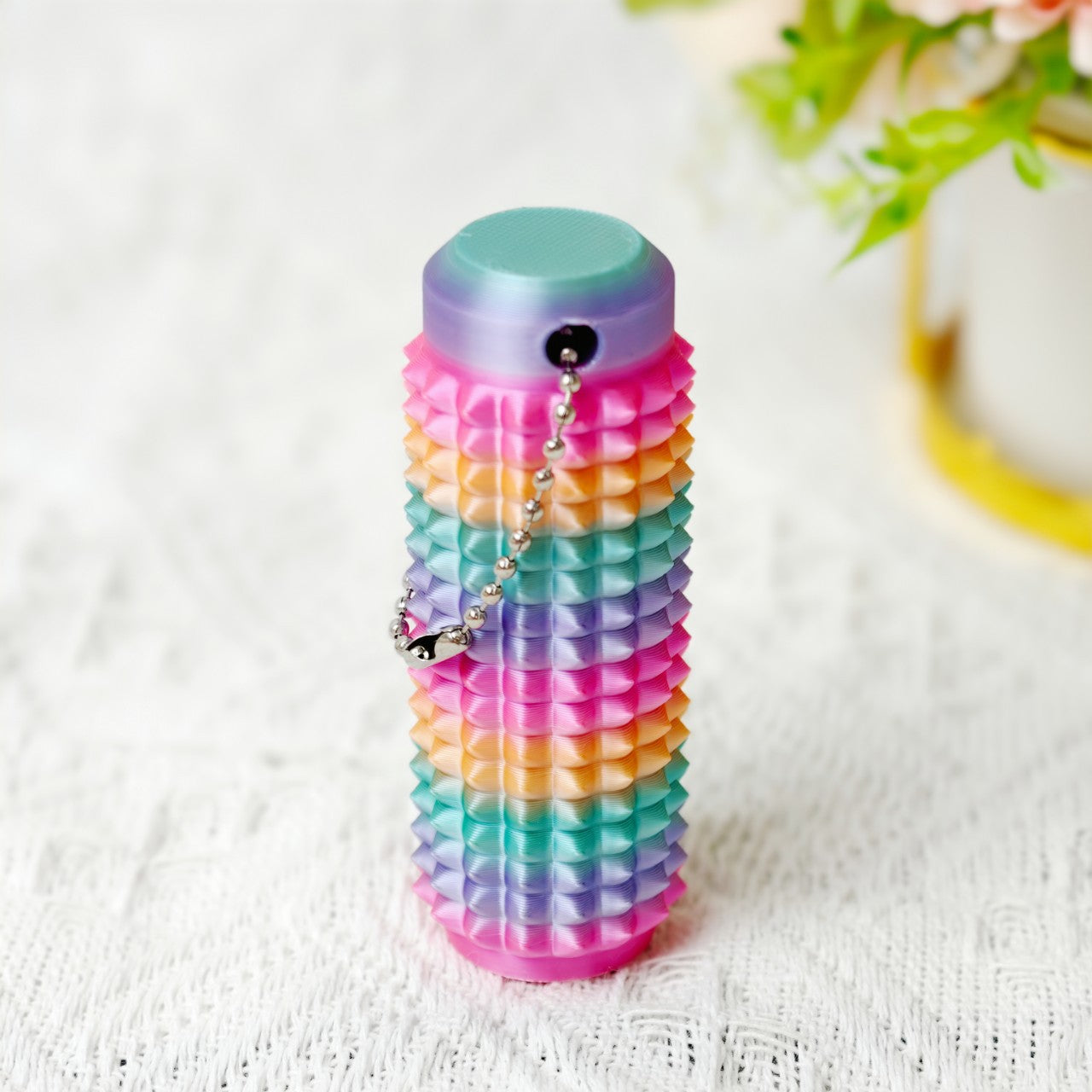 Wholesale  Portable Fingertip Decompression Massage Keychain