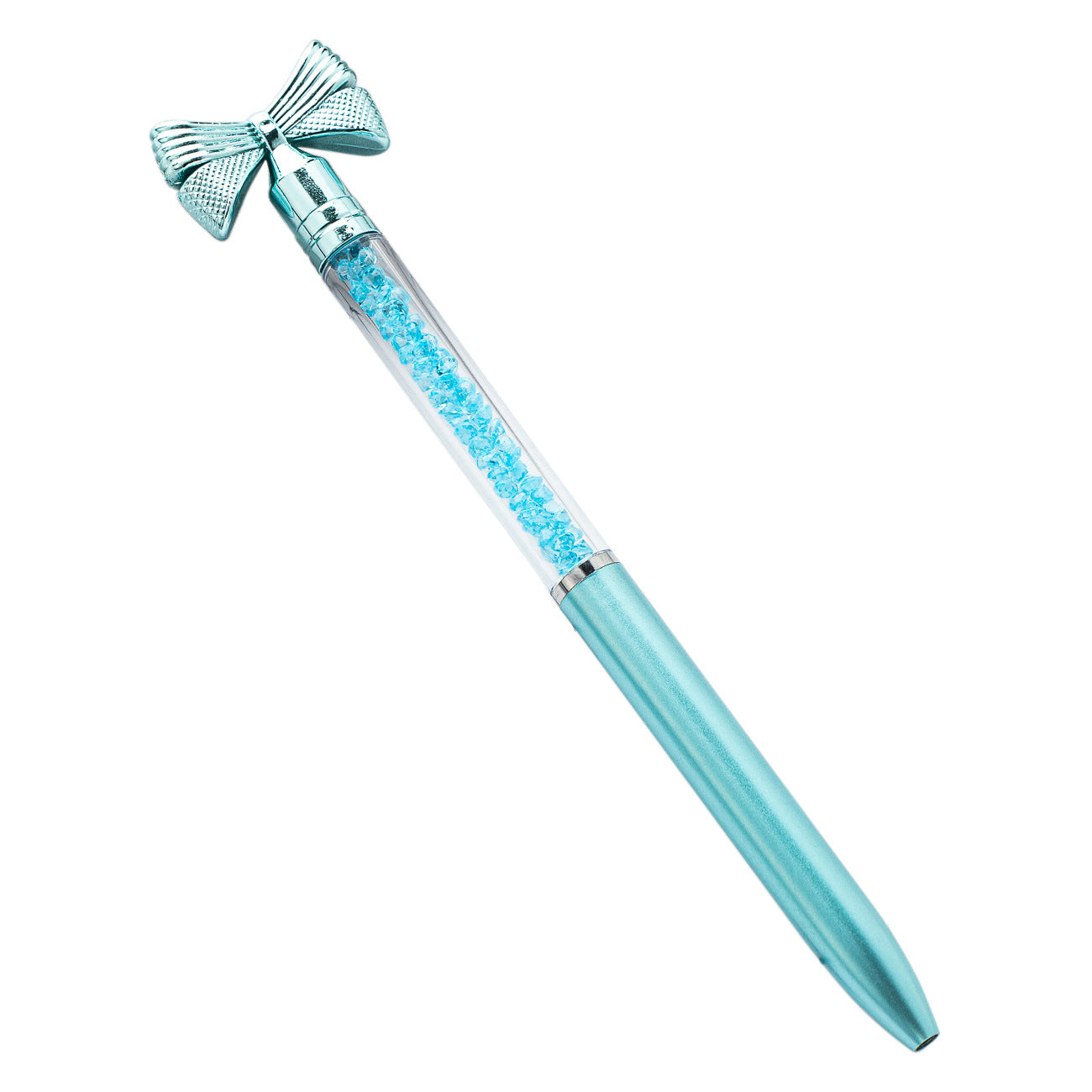 Wholesale Plastic Bow Pen Multi Color Crystal Pen ACC-PN-HuaH041