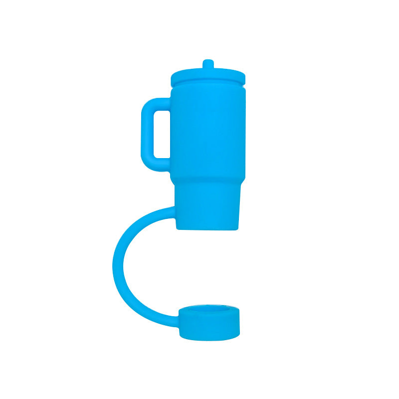 Wholesale 10pcs 10mm Straw Cover Silicone Straw Caps for Cup Decoration Straw Tube Cap ACC-SCR-WDX003