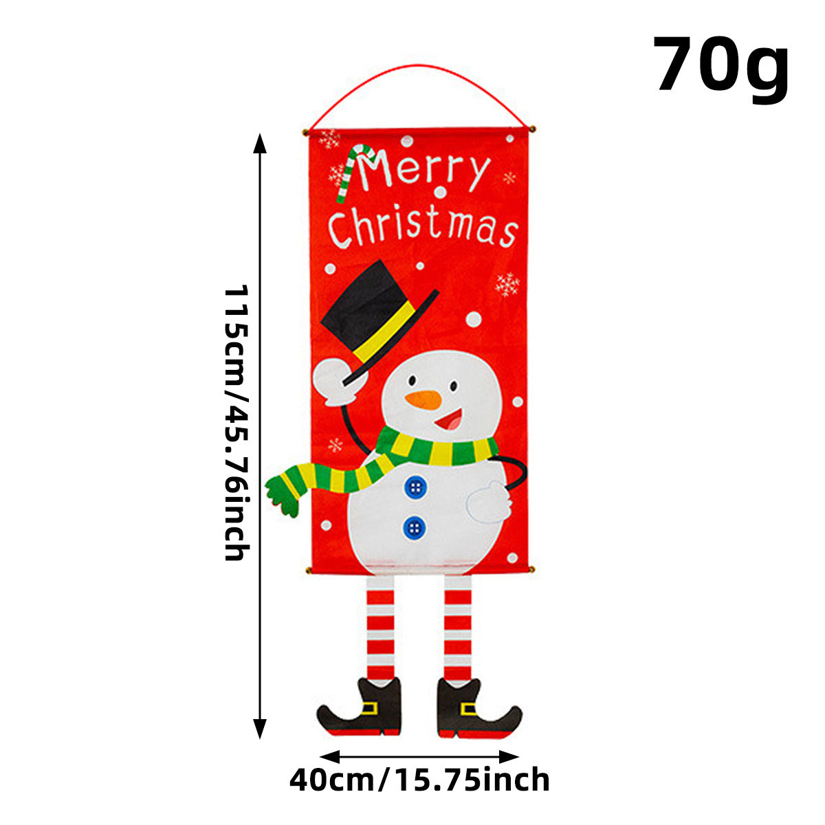 Wholesale  Christmas Decorations Fabric Hanging Legs Creative Hanging Flags