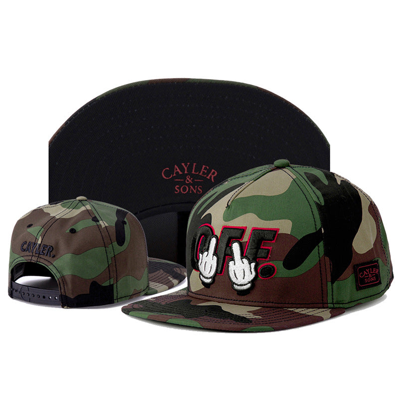 Wholesale Flat Brim Hip-hop Cap American Style Hat Baseball Cap ACC-HT-Huiyu009