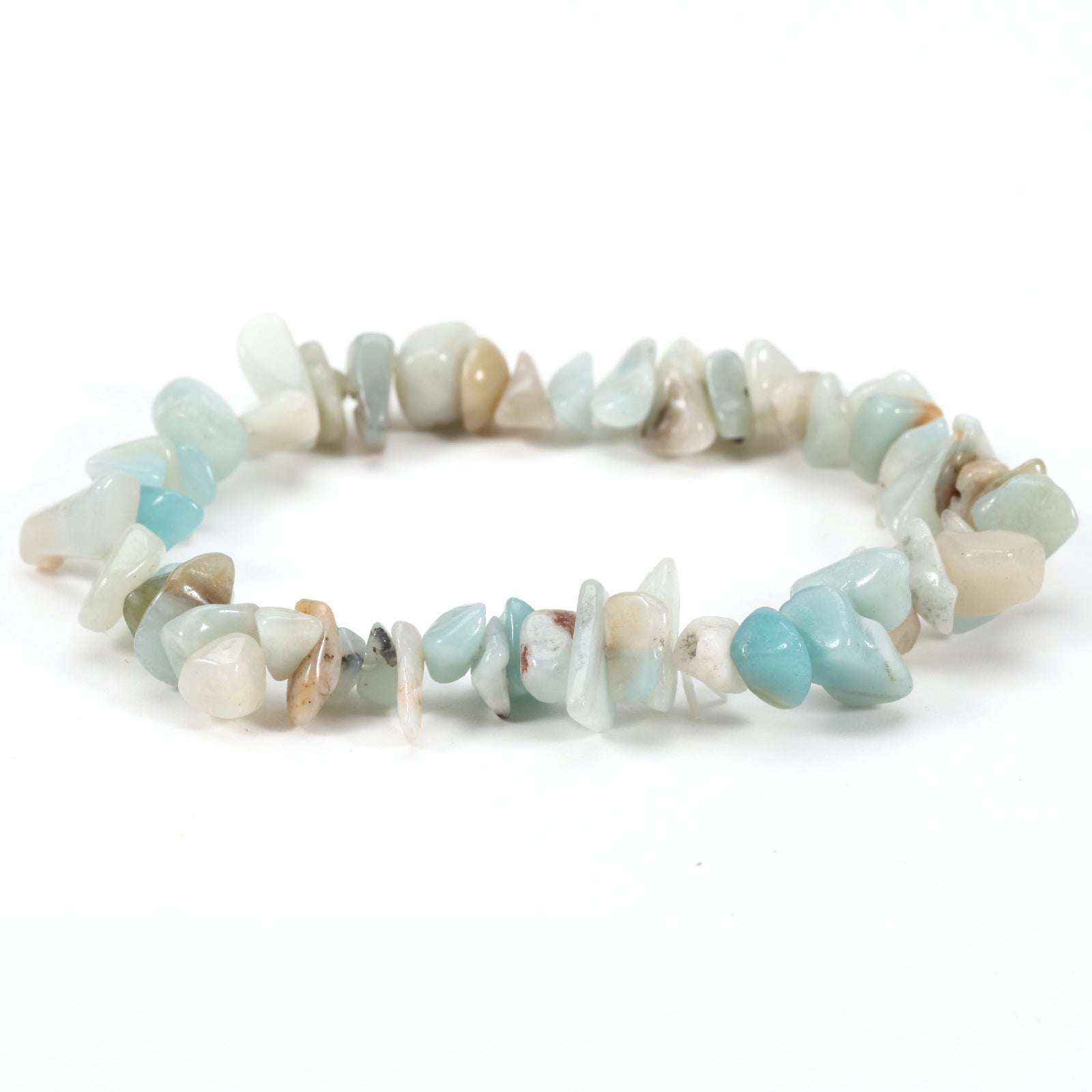 Wholesale Geometric Natural Stone Bracelet Irregular Gravel Beads Elastic Handmade Jewelry Accessory for Boutique Resale
