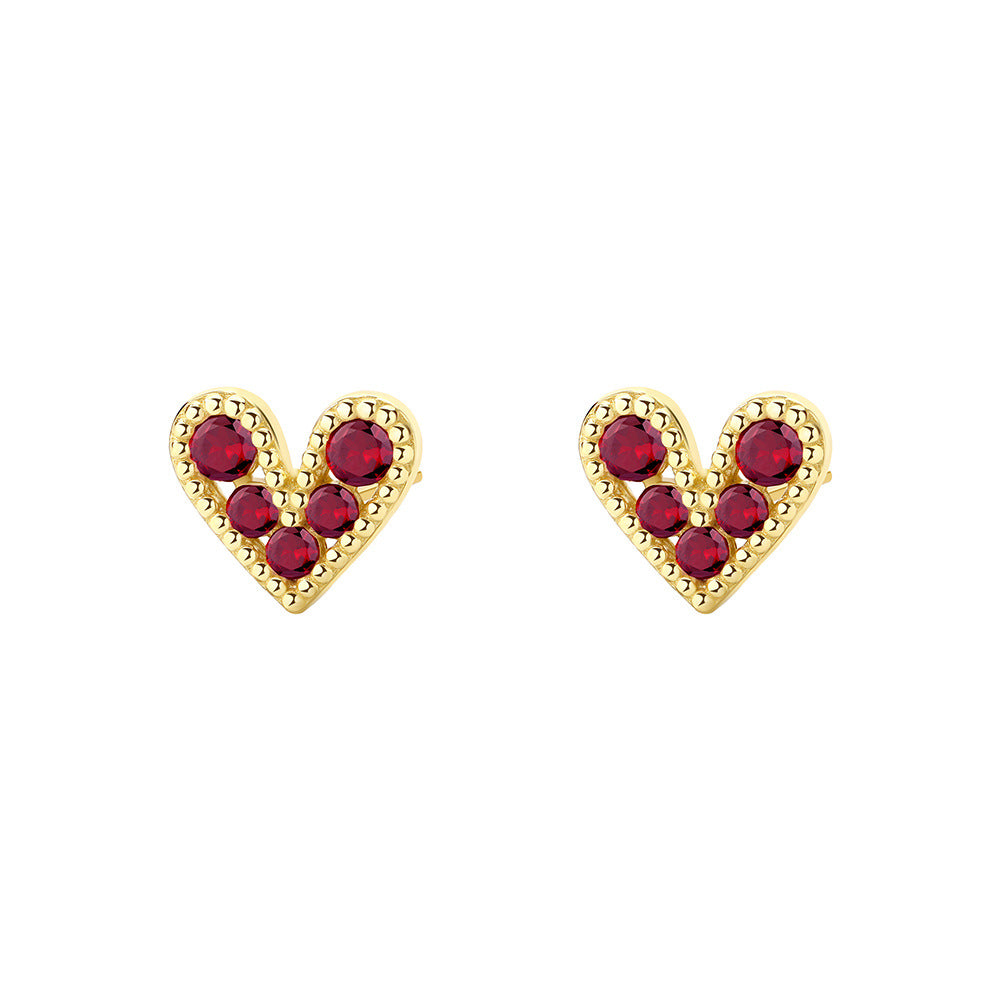 Wholesale  S925 Sterling Silver Love Earrings