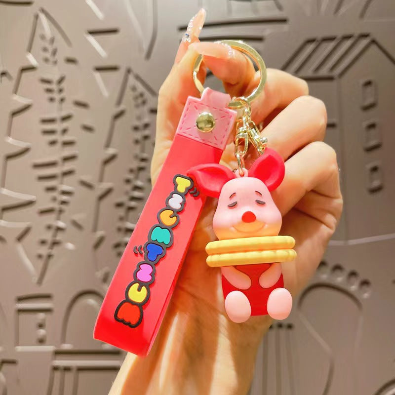 Wholesale Cartoon Cute Silicone Keychains ACC-KC-Kelan015