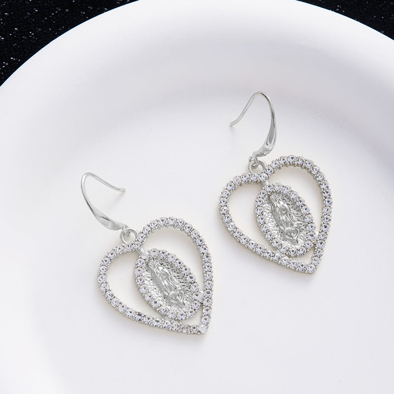 Wholesale Light Luxury High-end Oval Earrings