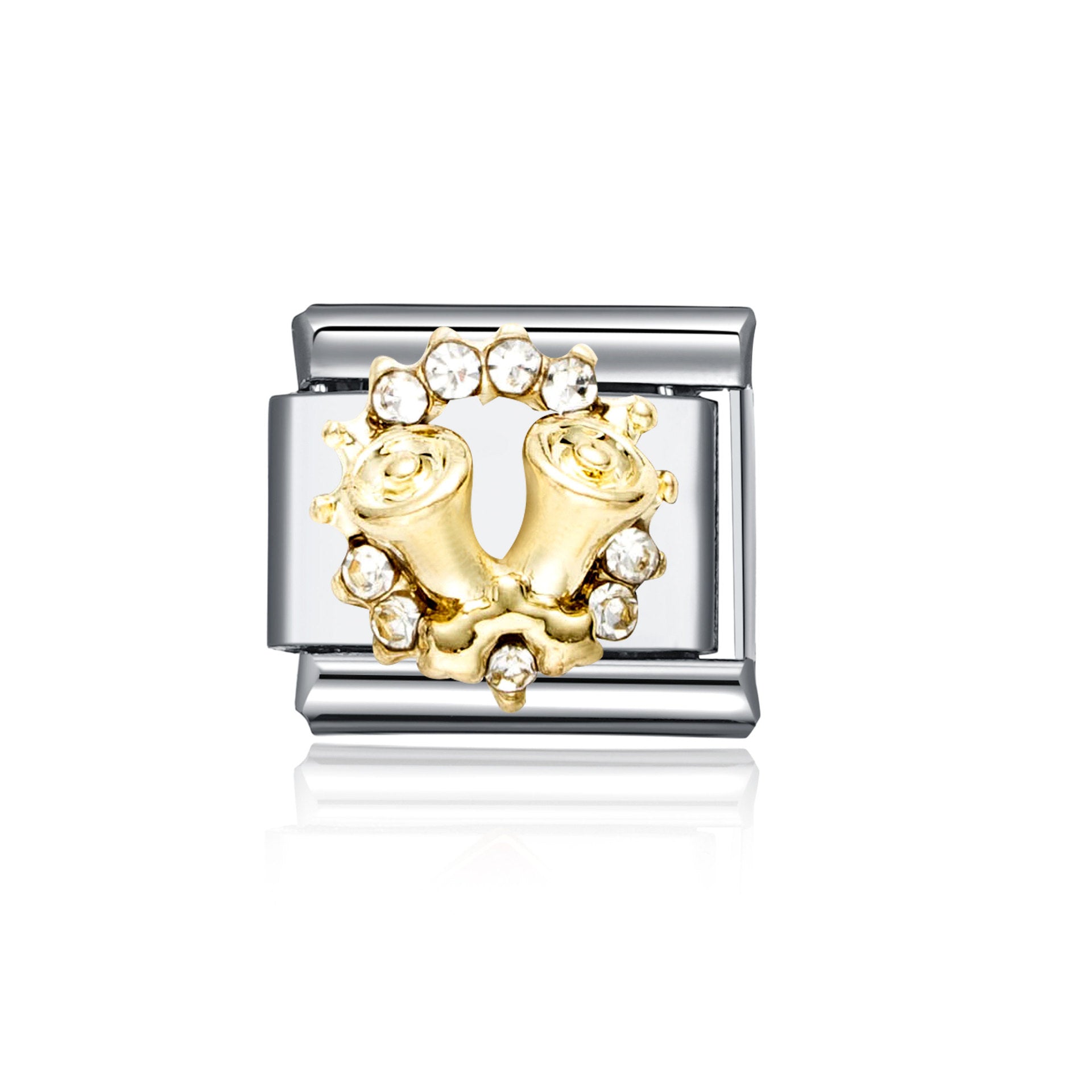 Wholesale Italian Charm Bracelet 9mm DIY Splicing Cute Cartoon Stainless Steel Composable Bracelet