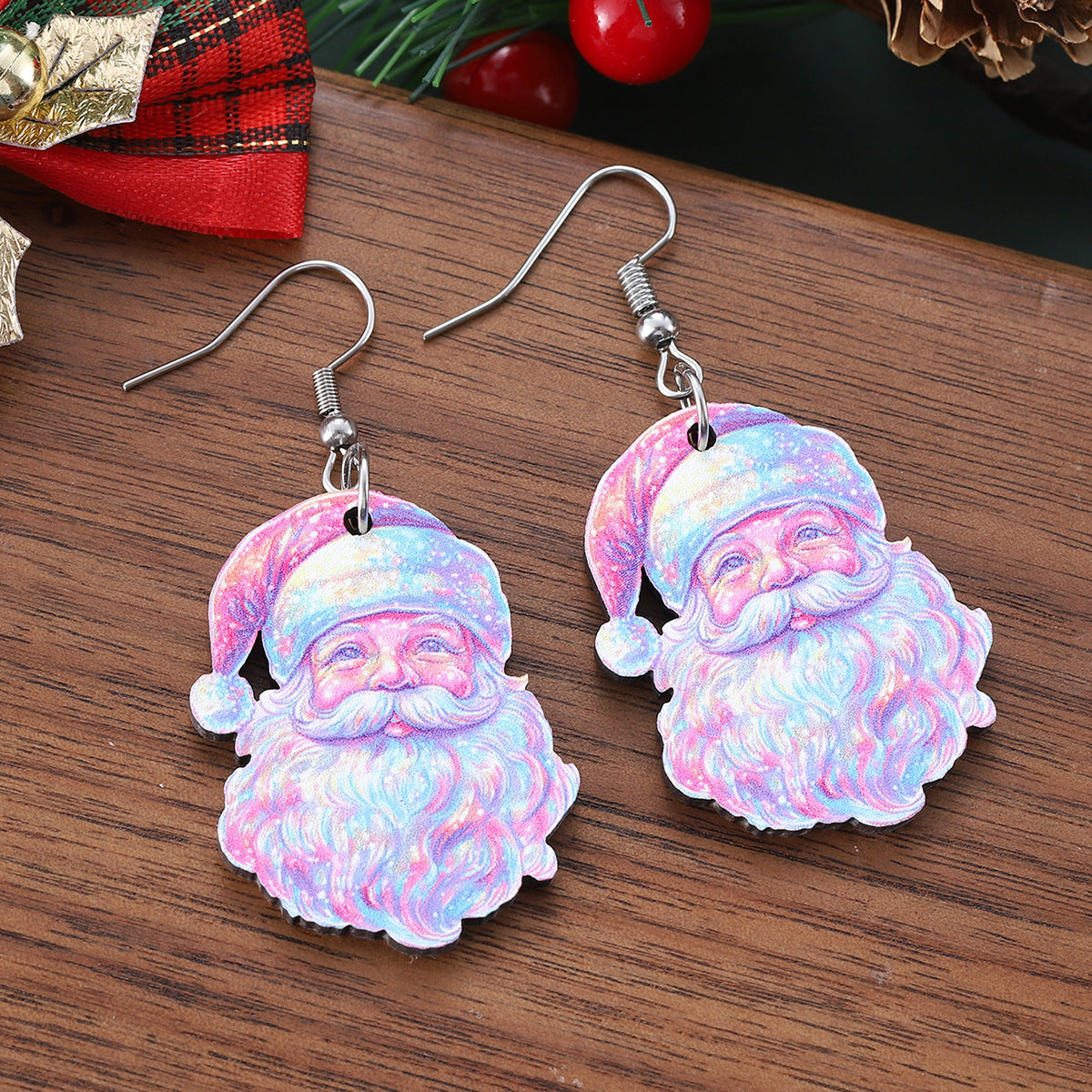 Wholesale Christmas Y2K  colorful pendant earrings