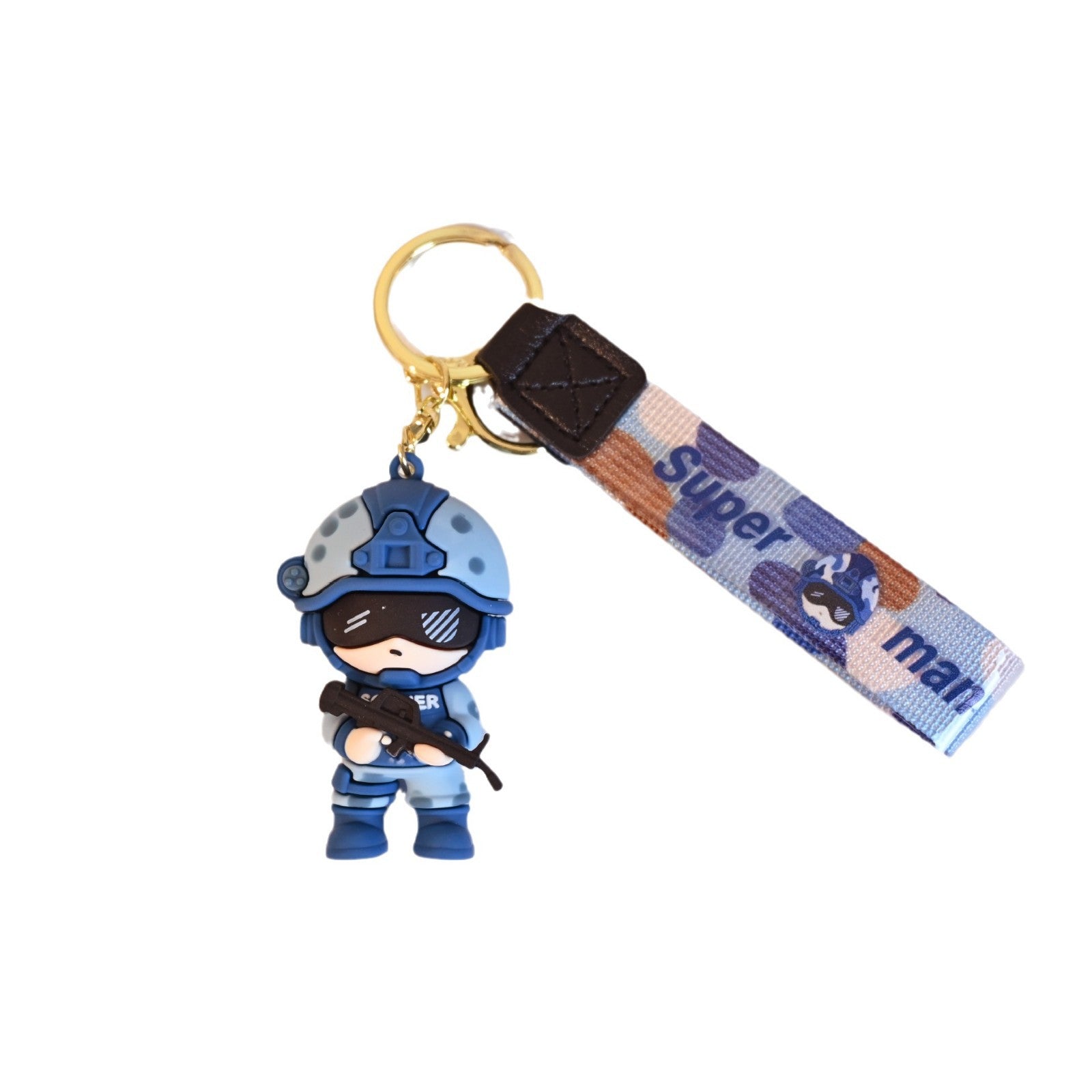 Wholesale Cute cartoon special forces keychain