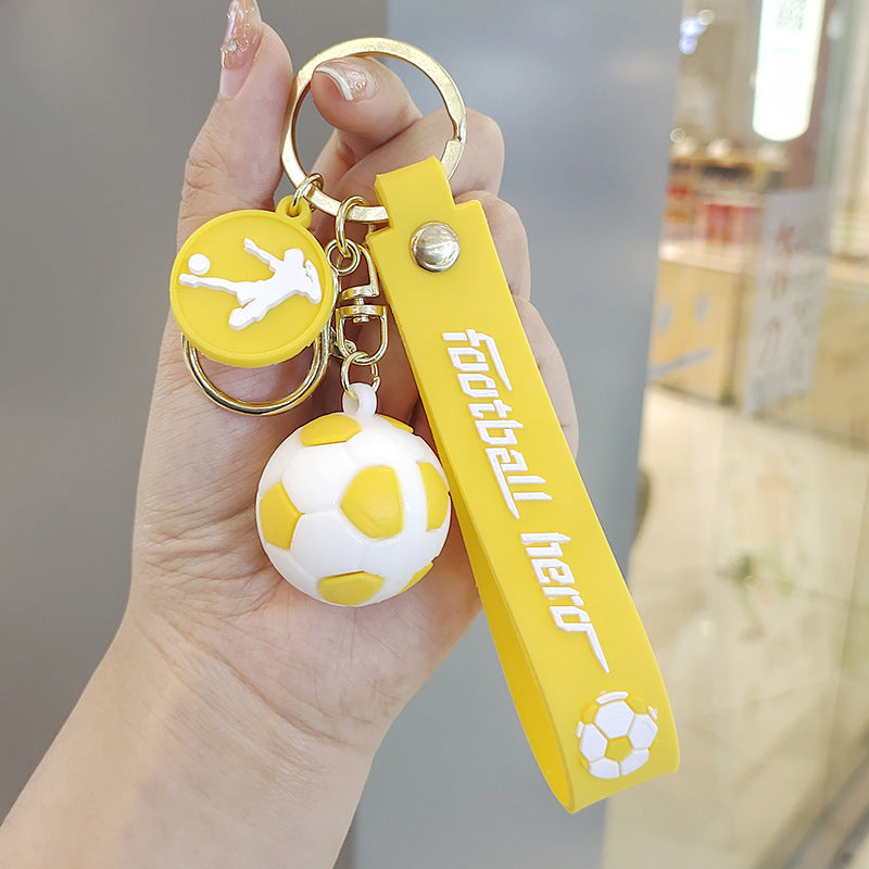 Wholesale World Cup Cartoon Mini Simulation Football Keychain