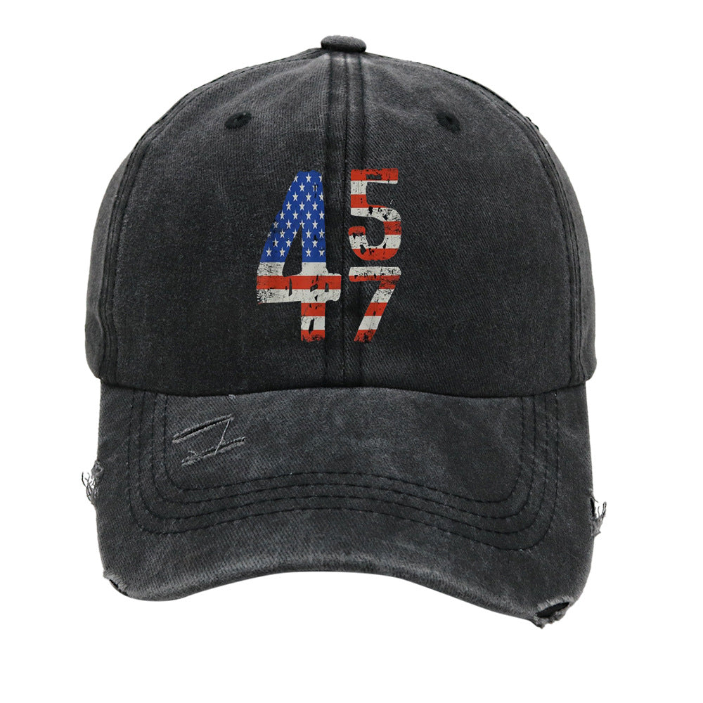 Wholesale  Washed Printed Baseball Cap