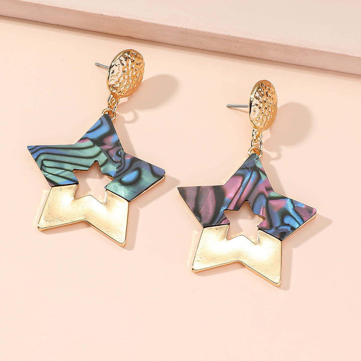 Wholesale Bohemian Fan Shaped Earrings ACC-ES-JunJie008