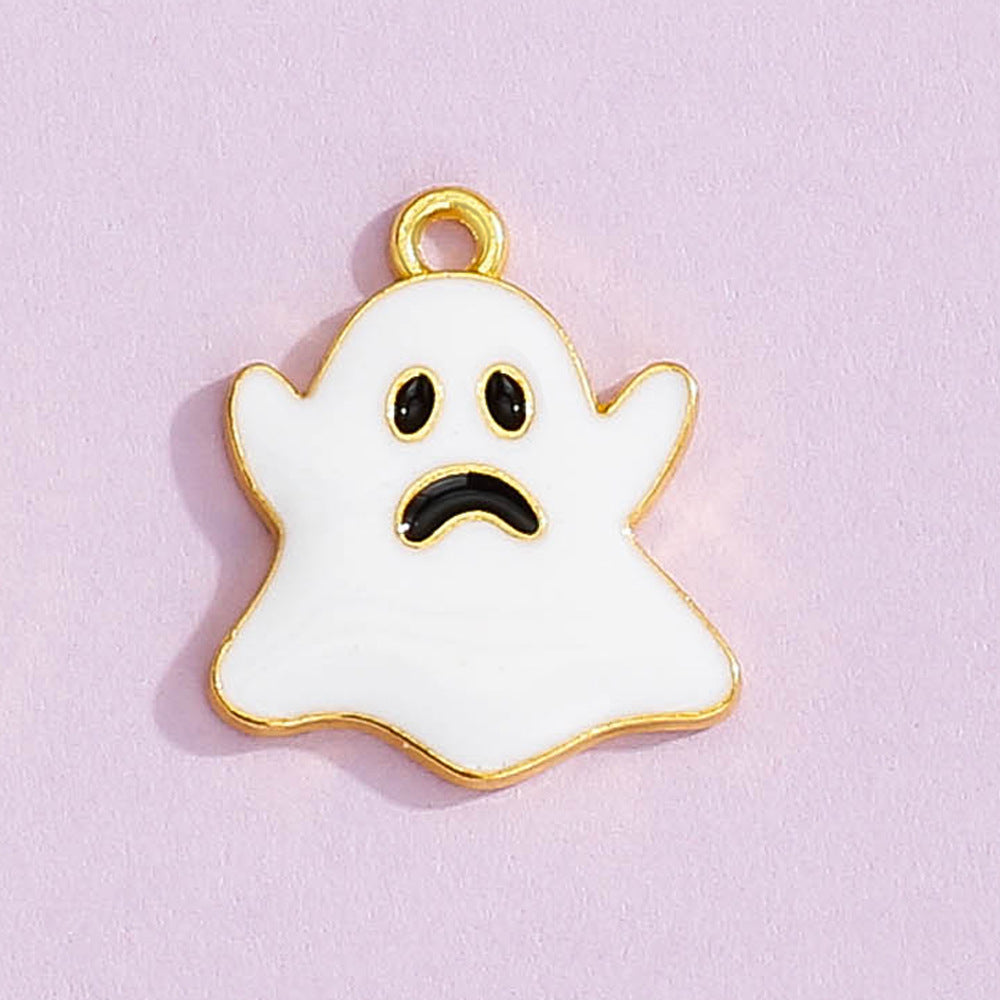 Wholesale 5pcs Halloween Diy Alloy Cartoon Accessories Necklace Bracelet Pendant ACC-PT-Yongc001